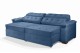 Sofá Retrátil e Reclinável 2,10m ESTILO ESTOFADOS - PARIS 2 módulos com Velusoft D33 "AZUL" Sofá Retrátil e Reclinável 2,10m ESTILO ESTOFADOS - PARIS 2 módulos com Velusoft D33 "AZUL"