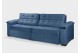 Sofá Retrátil e Reclinável 2,10m ESTILO ESTOFADOS - PARIS 2 módulos com Velusoft D33 "AZUL" Sofá Retrátil e Reclinável 2,10m ESTILO ESTOFADOS - PARIS 2 módulos com Velusoft D33 "AZUL"