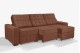 Sofá Retrátil e Reclinável 4,10m ESTILO ESTOFADOS - PARIS 3 módulos com Velusoft D33 "TERRACOTA" Sofá Retrátil e Reclinável 4,10m ESTILO ESTOFADOS - PARIS 3 módulos com Velusoft D33 "TERRACOTA"
