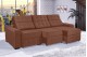 Sofá Retrátil e Reclinável 4,10m ESTILO ESTOFADOS - PARIS 3 módulos com Velusoft D33 "TERRACOTA" Sofá Retrátil e Reclinável 4,10m ESTILO ESTOFADOS - PARIS 3 módulos com Velusoft D33 "TERRACOTA"