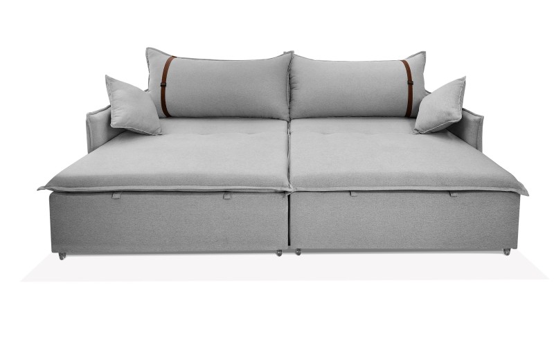 Sofá Valence Slim sem Caixa Premium 2.00m SoftGel 33 Linho Cinza Claro Sofá Valence Slim sem Caixa Premium 2.00m SoftGel 33 Linho Cinza Claro