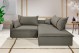 Sofá Valence Slim sem Caixa Premium 2.40m SoftGel 33 Linho Cinza Sofá Valence Slim sem Caixa Premium 2.40m SoftGel 33 Linho Cinza