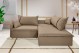 Sofá Valence Slim sem Caixa Premium 2.60m SoftGel 33 Linho Marrom Sofá Valence Slim sem Caixa Premium 2.60m SoftGel 33 Linho Marrom